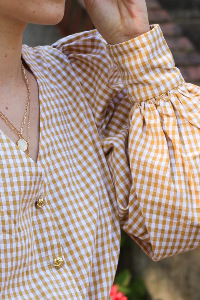 Short Ema de Cha' coud et la Blouse Aime comme miroir